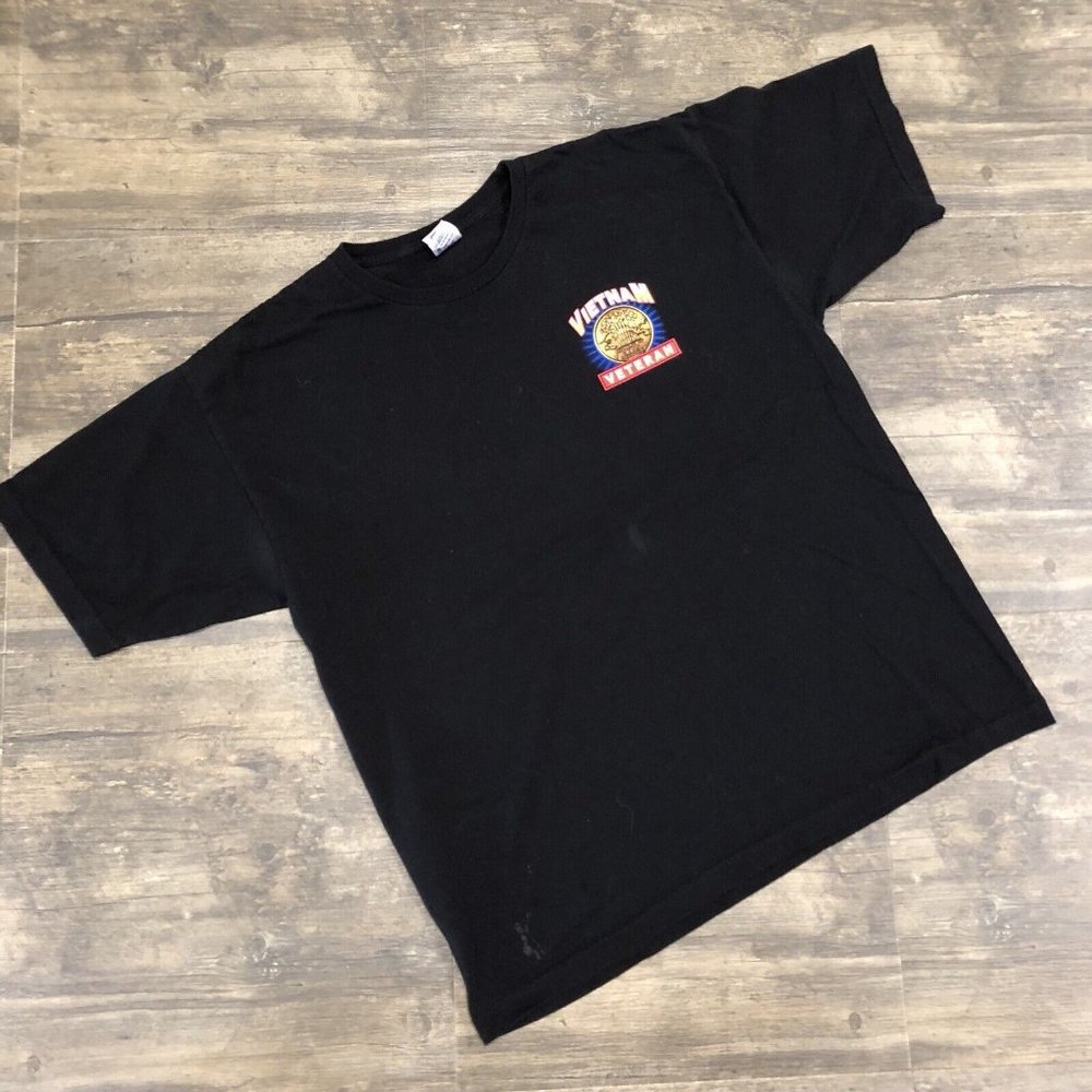 Bayside Vietnam Veterans Tshirt Service‎ Medal Ribbon Men Size XL USA Made